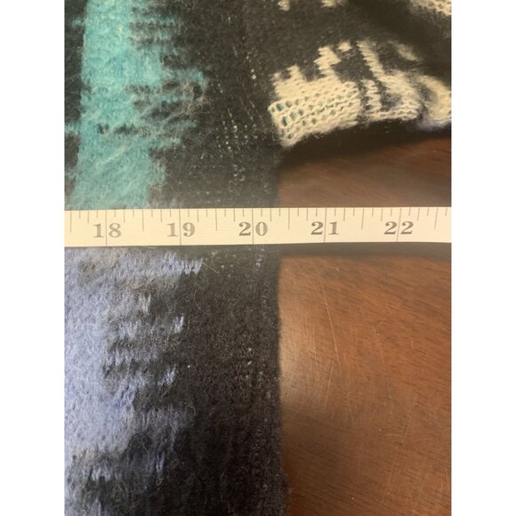 Vintage Saturdays M 1986 Wool Patchwork Crew Neck Pullover Sweater - Picture 5 of 8